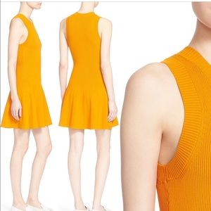 A.L.C Rory Rib Knit Fit & Flare Dress